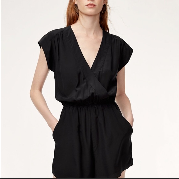 Aritzia Babaton Corbett Romper in Blue - Picture 1 of 3